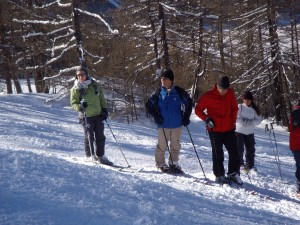 Quattro allievi aspettano che il giudizio caschi sulla loro testa...